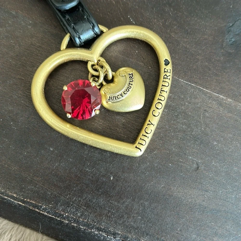 Juicy Couture Vintage bag Charm key fab/holder